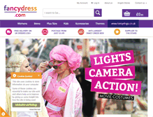 Tablet Screenshot of fancydress.com